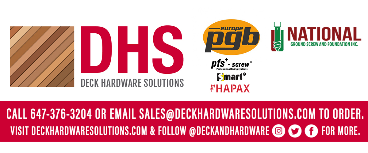 Deck Hardware Solutions is a Canadian #distributor providing #quality #products from PGB Europe to simplify & enhance your #construction & #landscaping #projects.